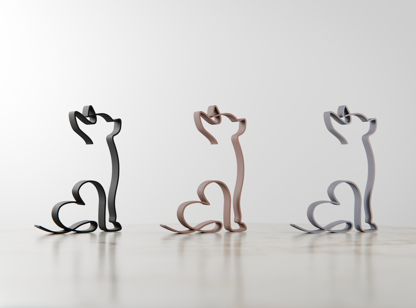 Chihuahua Dog 04 - Line Art Figure