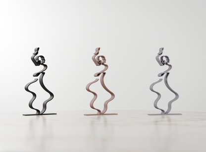 Flamenco Dancer - Customized Line Art Figure