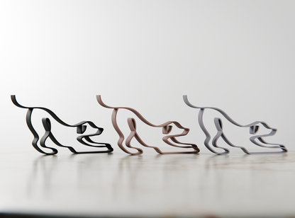 Dog 80 - Line Art Figure