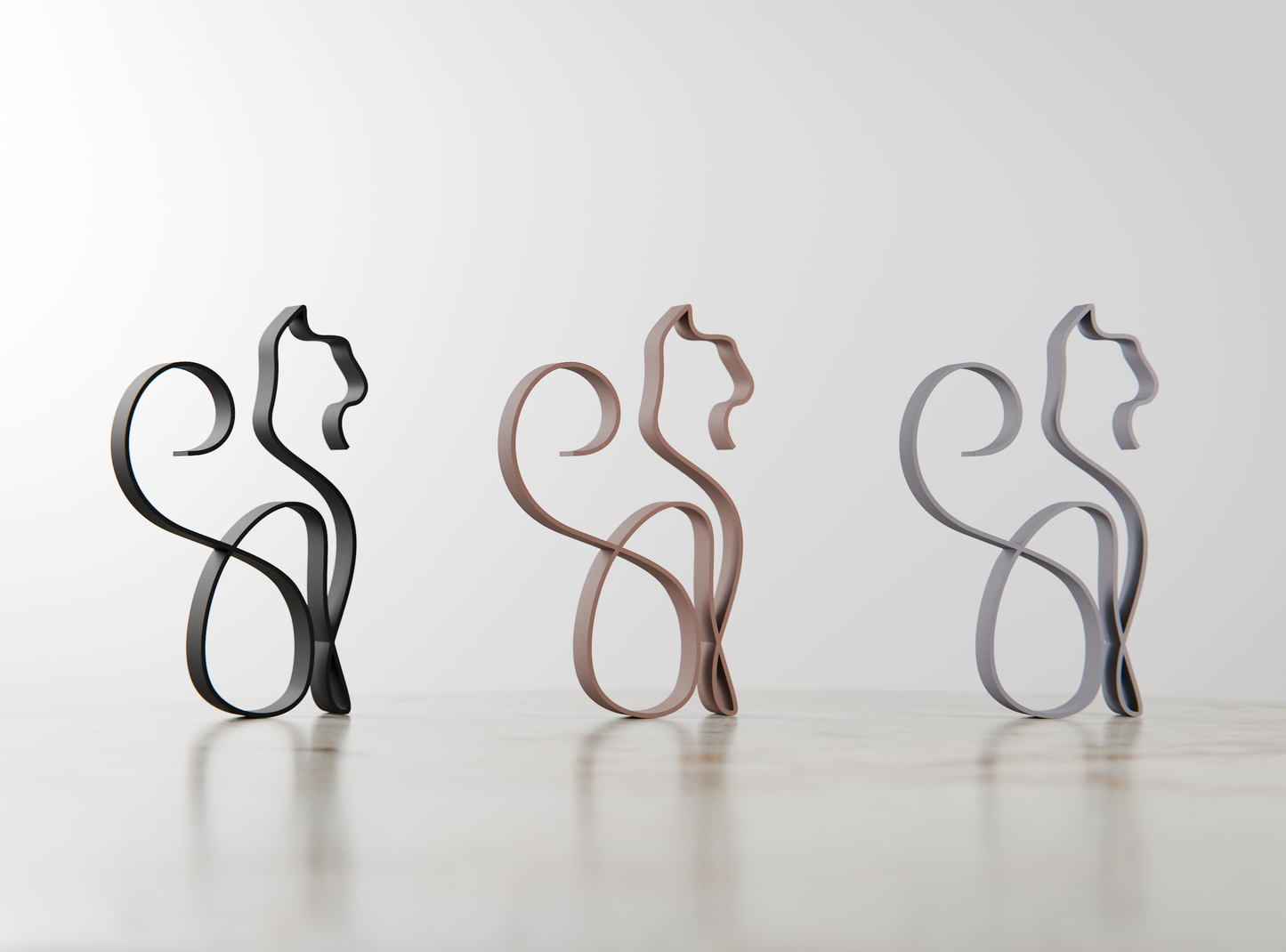 Cat 14 - Line Art Figure
