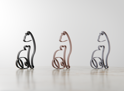 Cat 13 - Line Art Figure