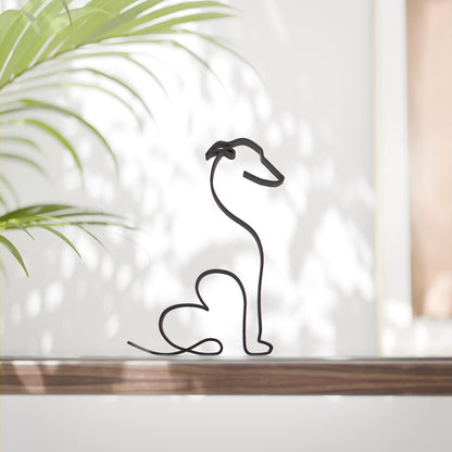 Whippet Dog Dog 23 - Line Art Figure