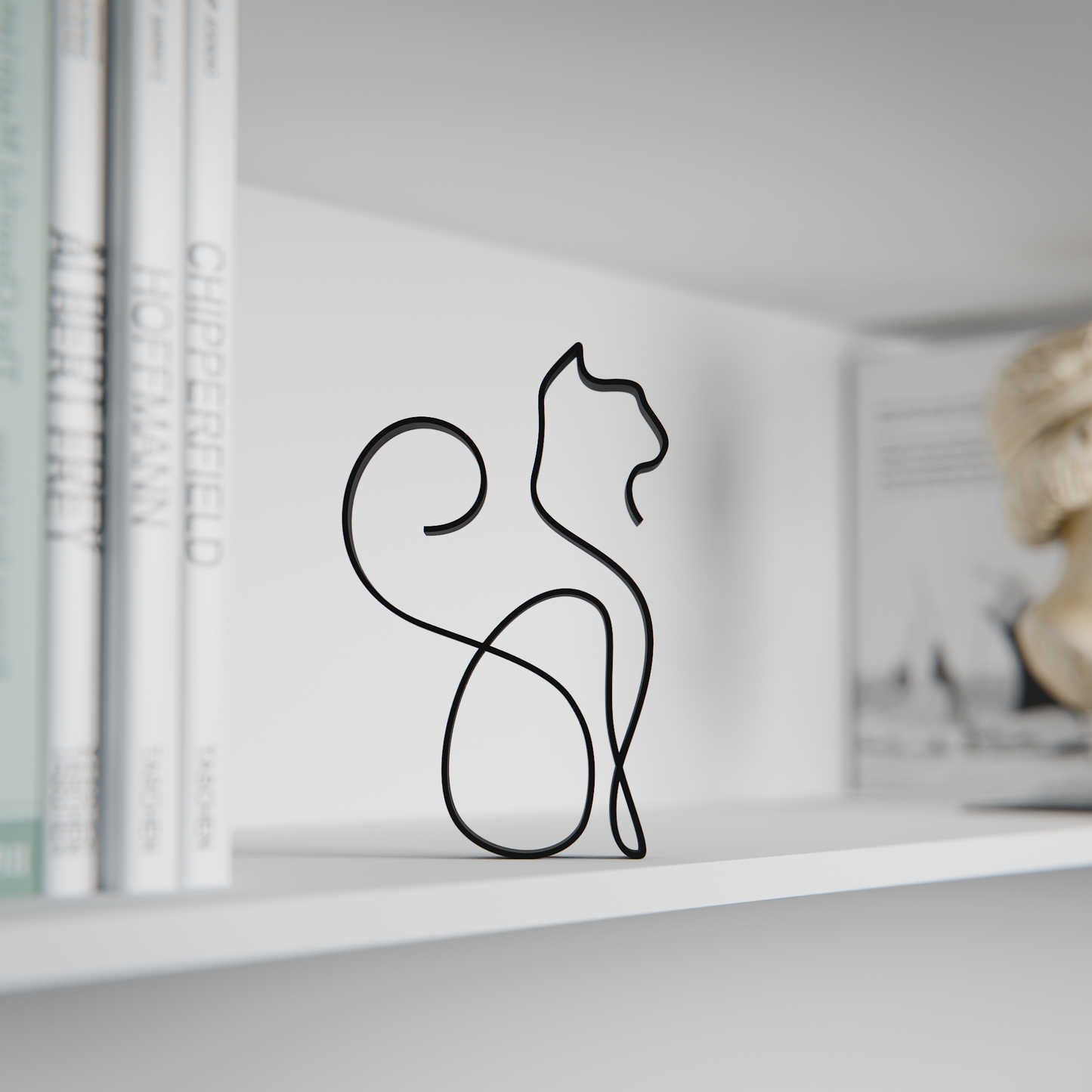 Cat 14 - Line Art Figure
