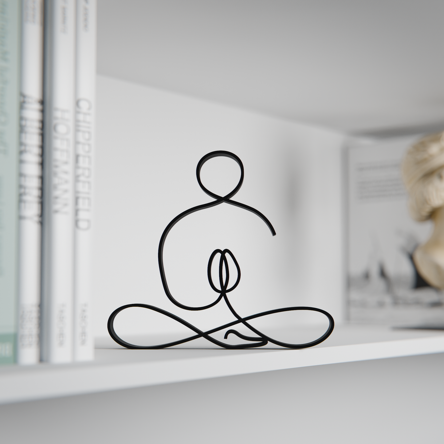 Yogi - Customized Line Art Figure