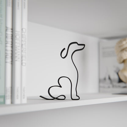 Dachshund Dog 17 - Line Art Figure