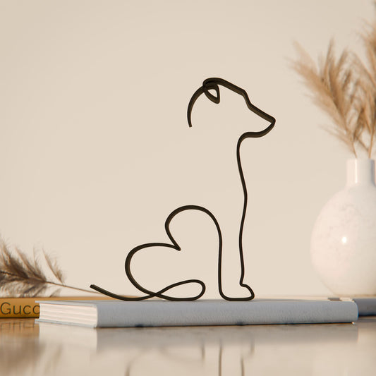 Japanese Terrier Dog 25 - Line Art Figure