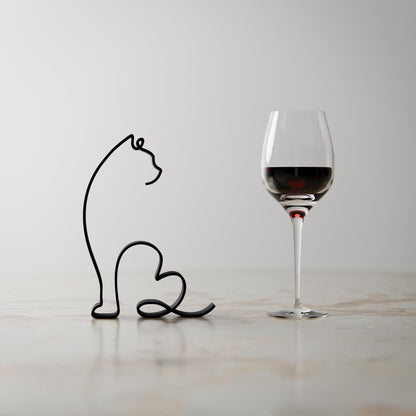 Persian Cat 02 - Line Art Figure