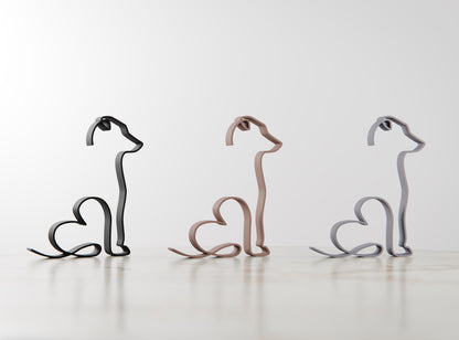 Japanese Terrier Dog 25 - Line Art Figure