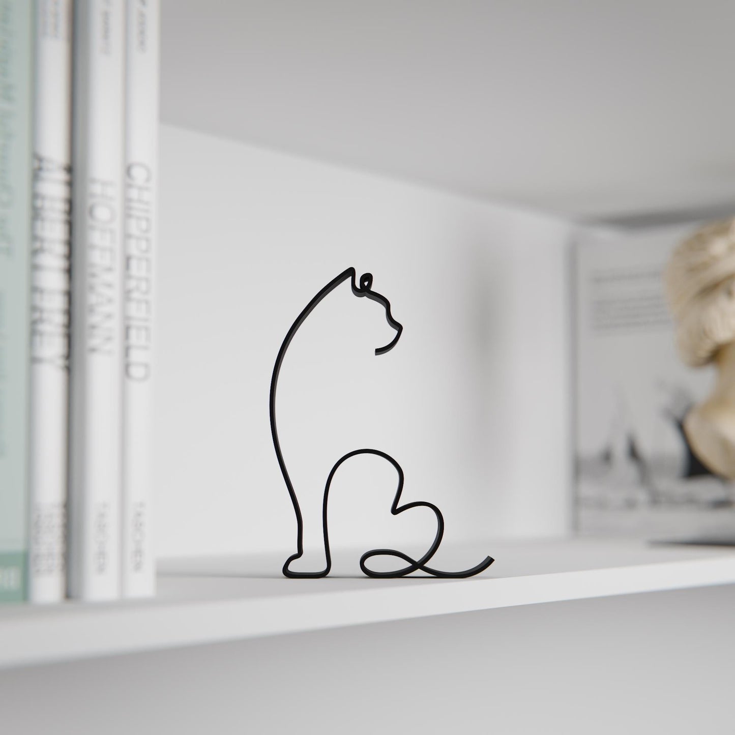 Persian Cat 02 - Line Art Figure
