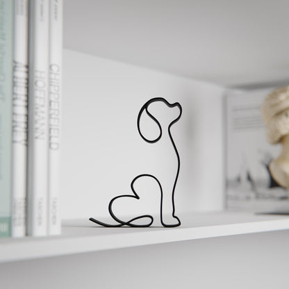 King Charles Spaniel Dog 34 - Line Art Figure