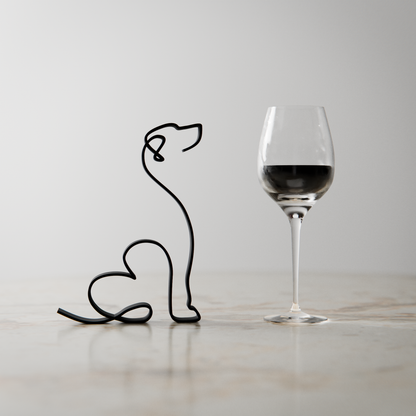 Rhodesian Ridgeback Dog 19 - Line Art Figure