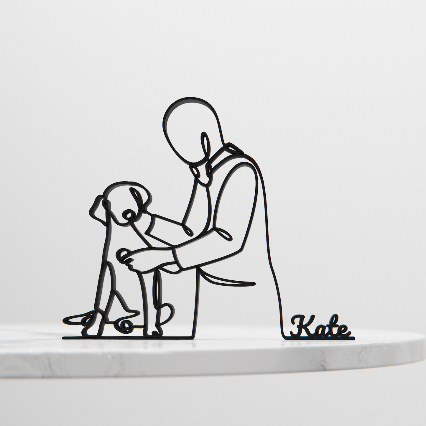Veterinarian - Customized Line Art Figure