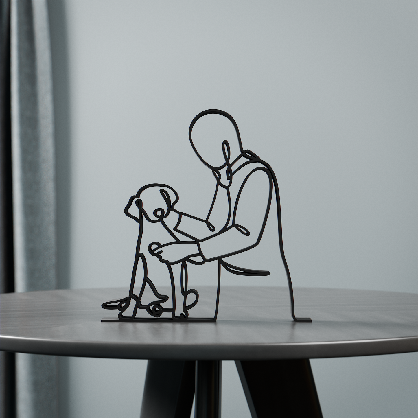 Veterinarian - Customized Line Art Figure