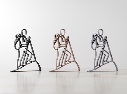 Mountaineer - Customized Line Art Figure