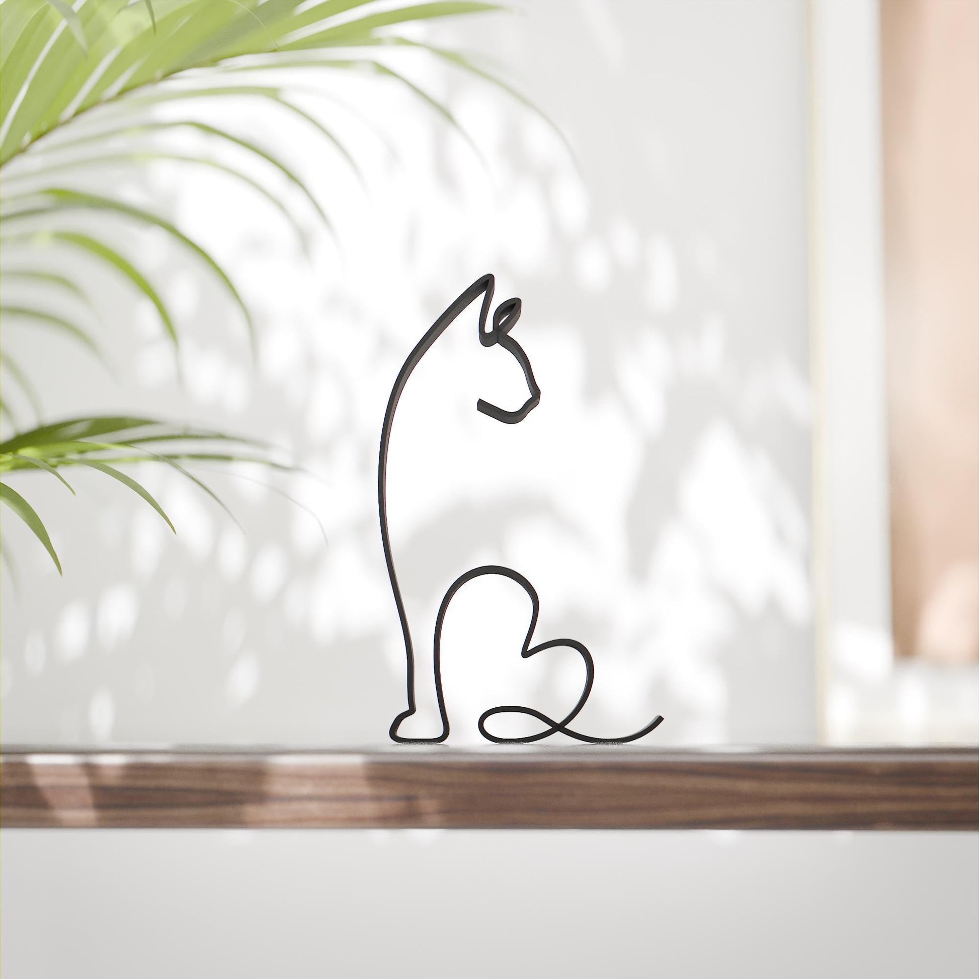Anatolian Gift BoxAbyssinian Cat 16 - Line Art Figure