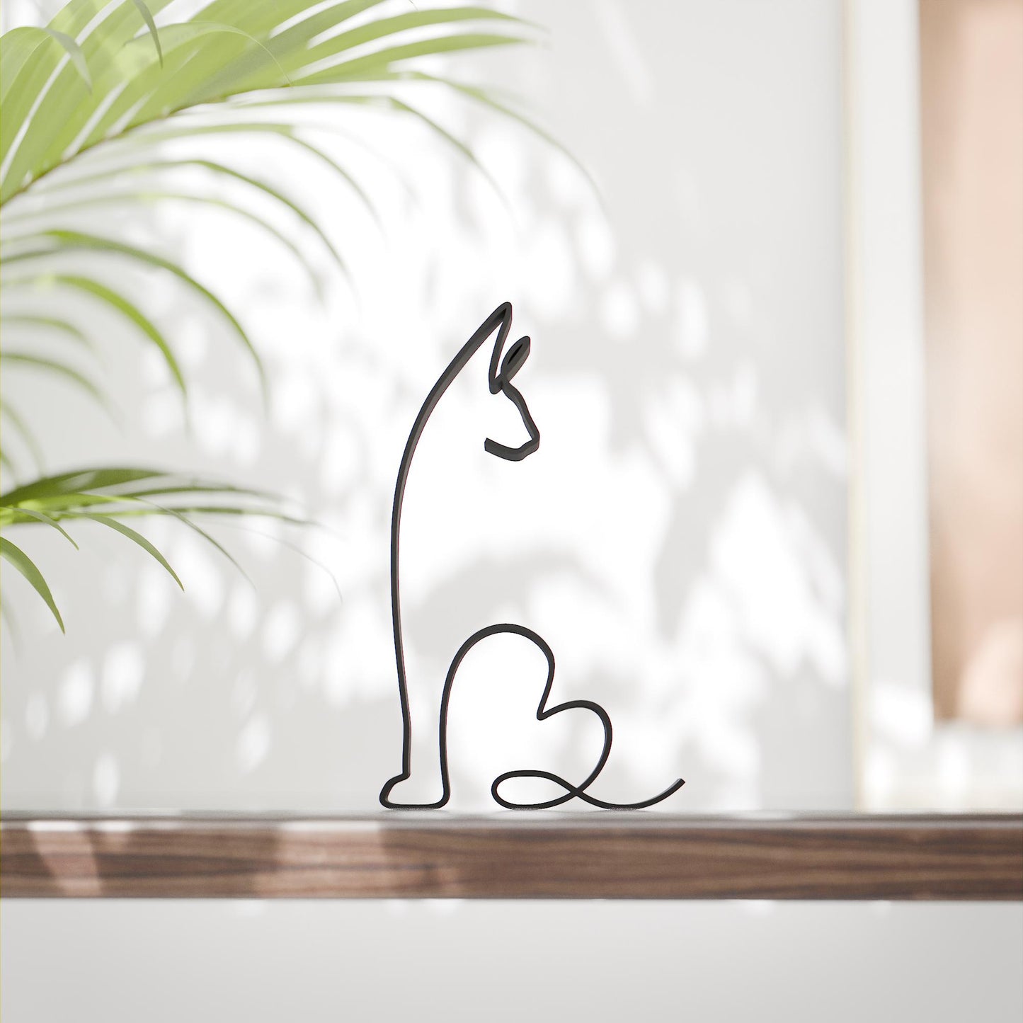 Sphynx Cat 05 - Line Art Figure