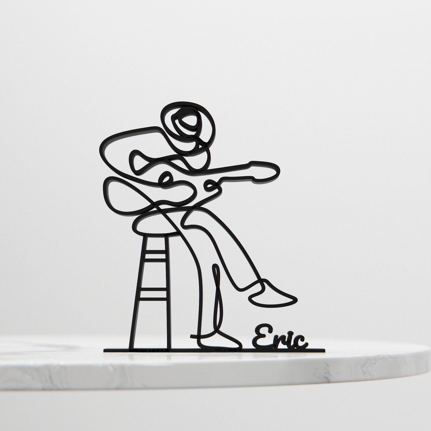 Anatolian Gift BoxAcoustic Guitarist - Customized Line Art Figure