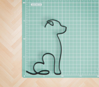 Anatolian Gift BoxAmerican Pitbull Terrier Dog 03 - Line Art Figure