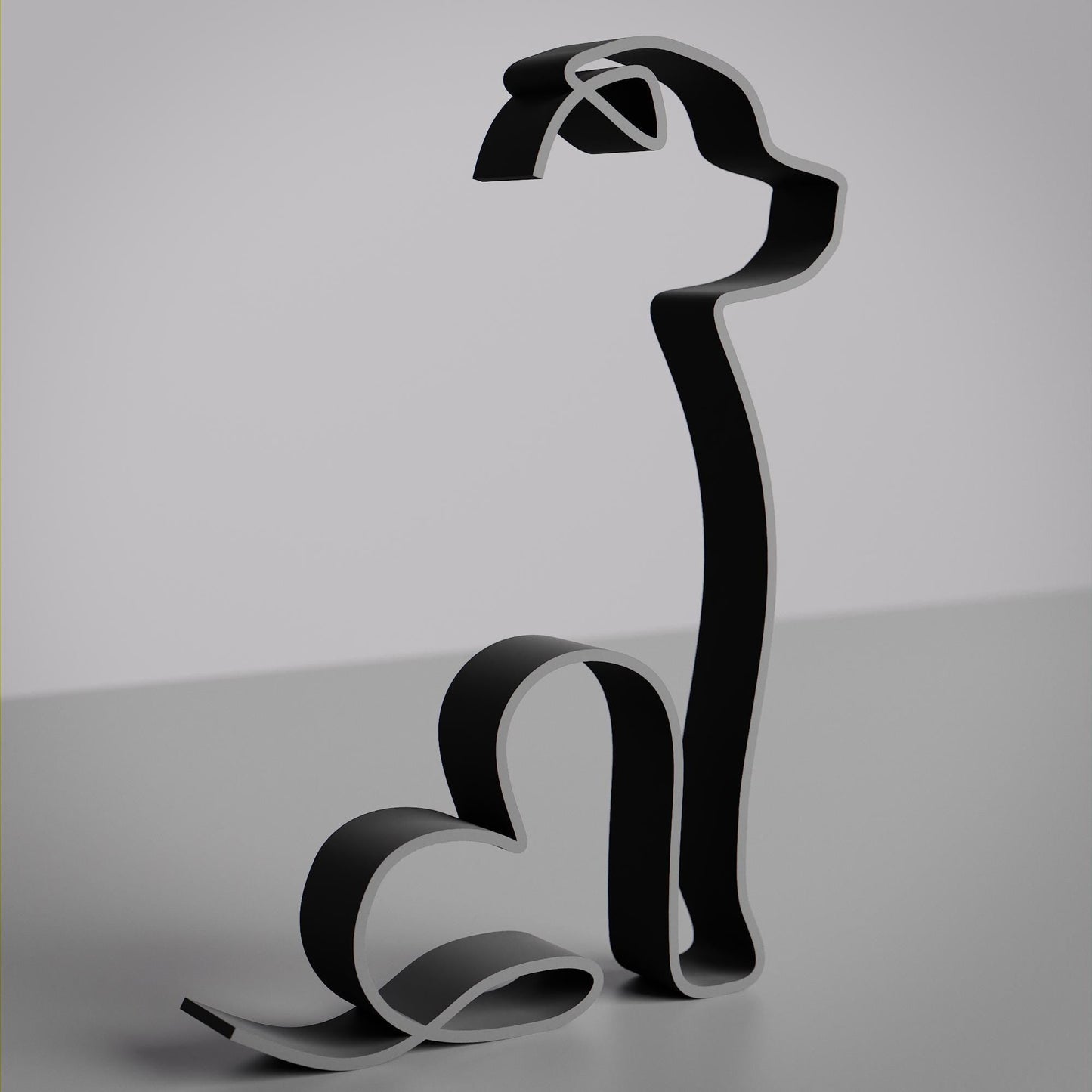 Anatolian Gift BoxAmerican Pitbull Terrier Dog 03 - Line Art Figure