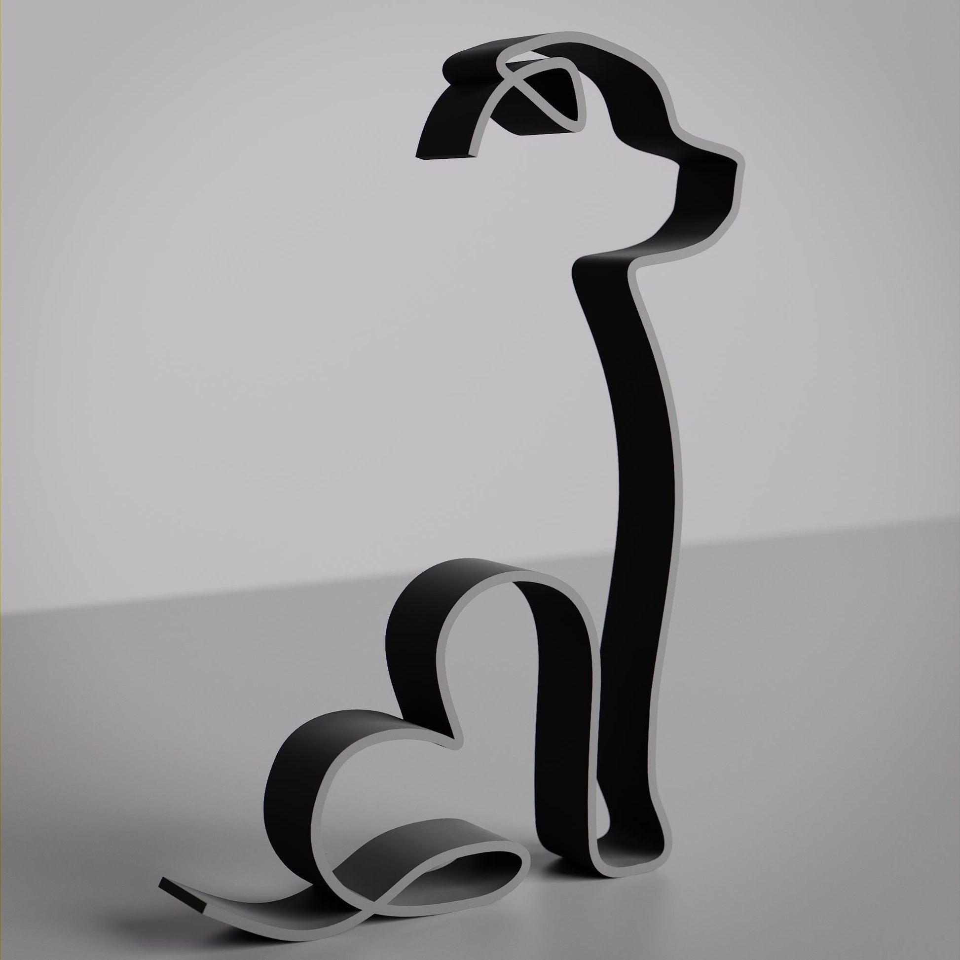 Anatolian Gift BoxAmerican Pitbull Terrier Dog 03 - Line Art Figure