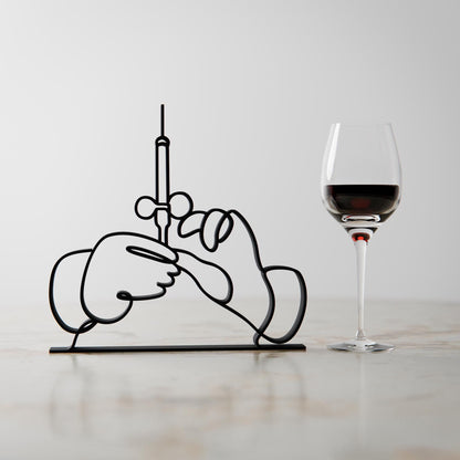 Anatolian Gift BoxAnesthesiologist - Customized Line Art Figure