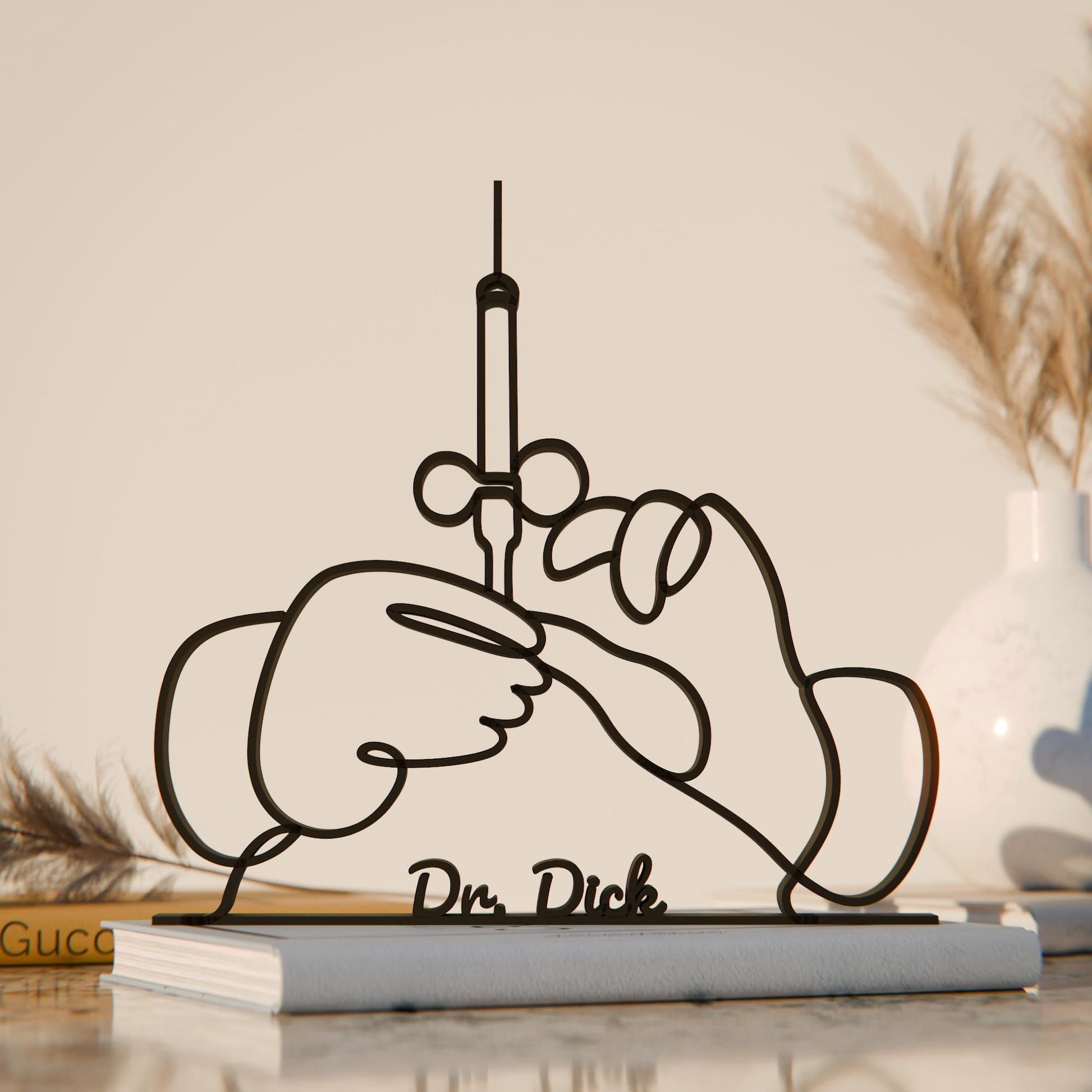 Anatolian Gift BoxAnesthesiologist - Customized Line Art Figure