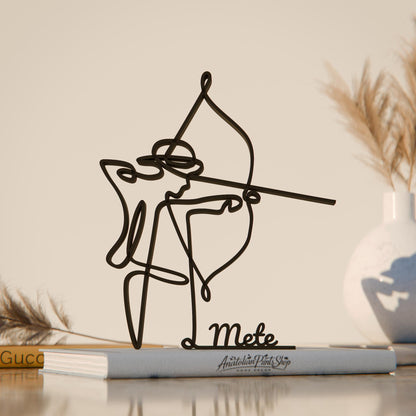Anatolian Gift BoxArcher - Customized Line Art Figure