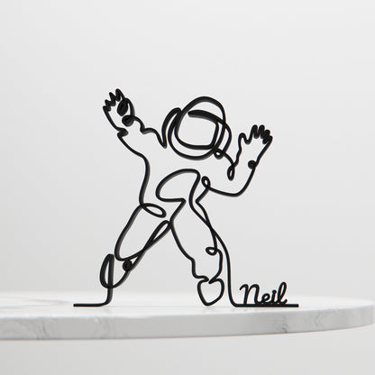 Anatolian Gift BoxAstronaut - Customized Line Art Figure