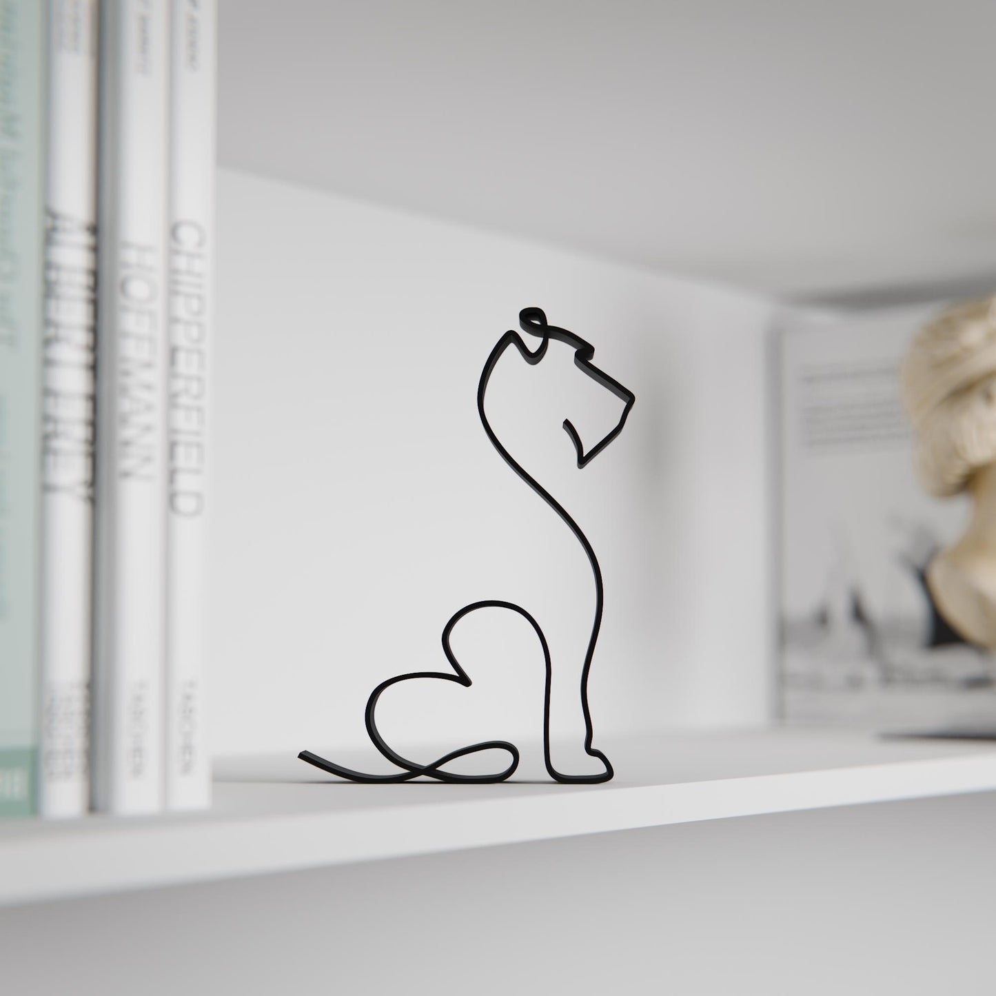 Irish Terrier Dog 29 - Line Art Figure
