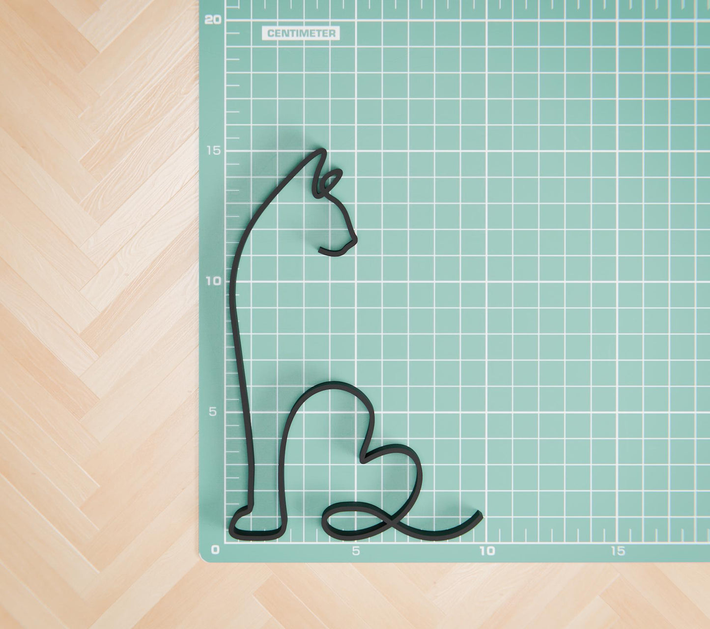 Siamese Cat 04 - Line Art Figure
