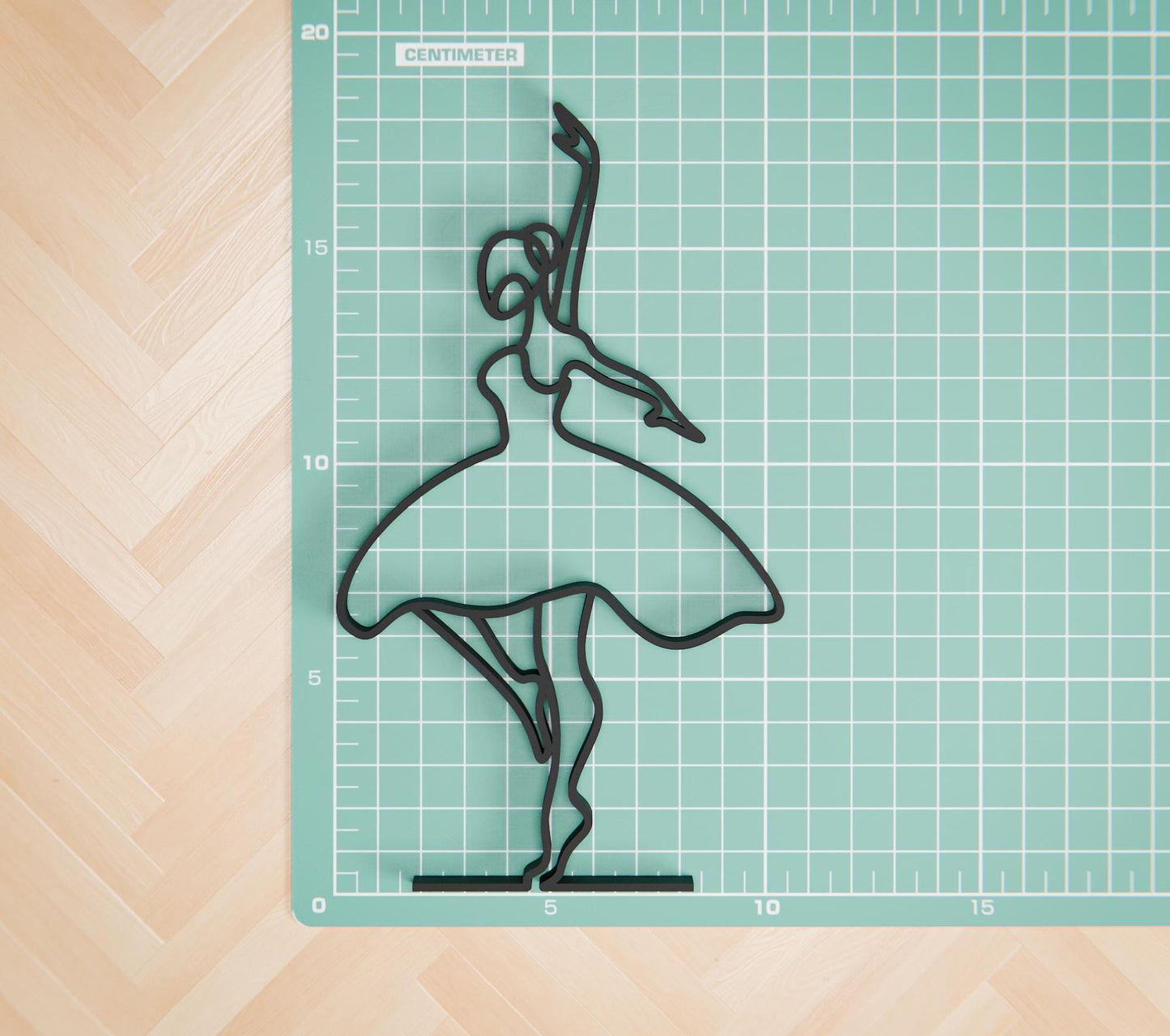 Anatolian Gift BoxBallerina 02 - Customized Line Art Figure