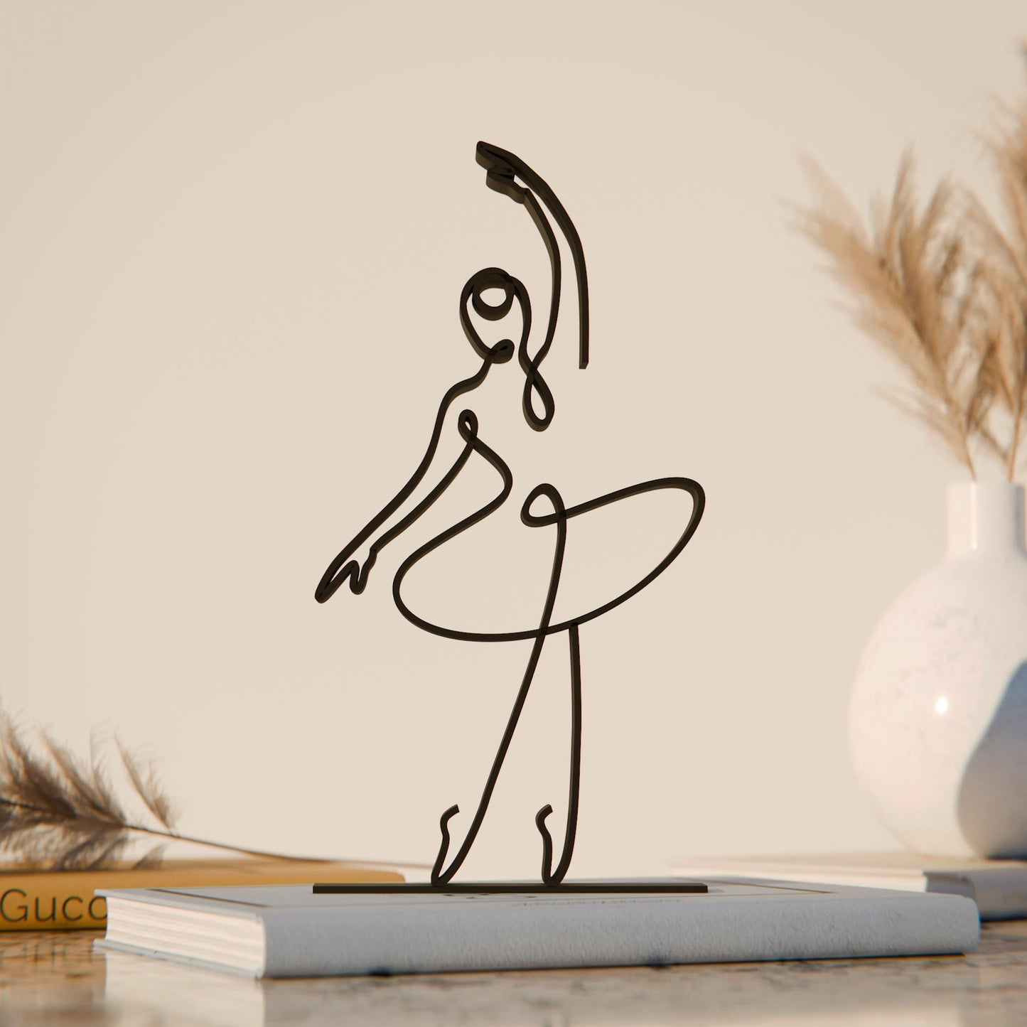 Anatolian Gift BoxBallerina 03 - Line Art Figure