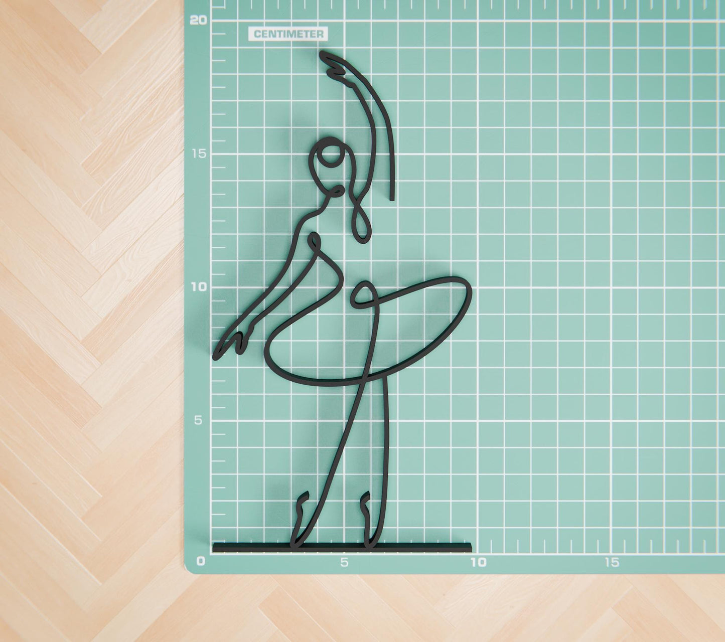 Anatolian Gift BoxBallerina 03 - Line Art Figure