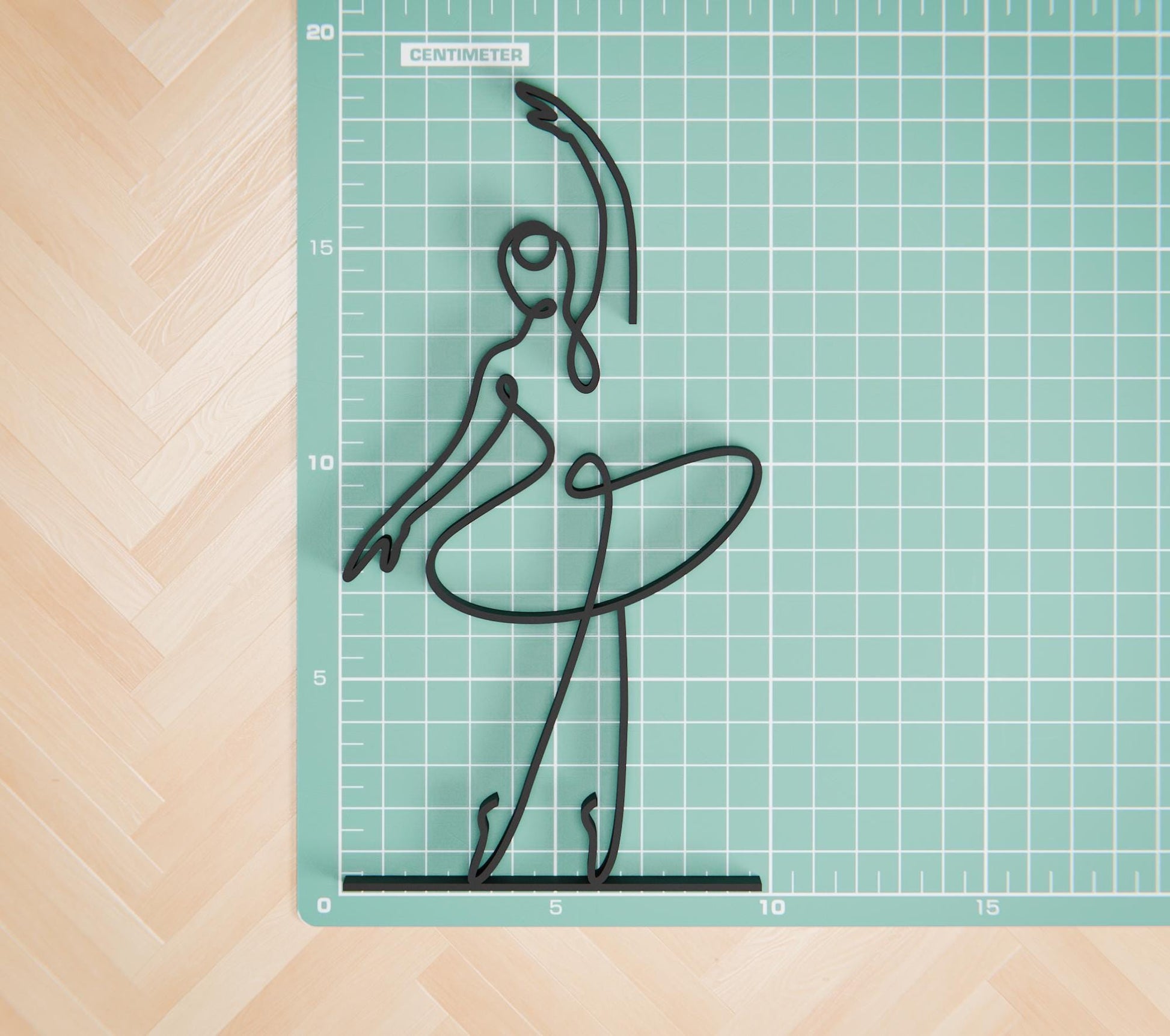 Anatolian Gift BoxBallerina 03 - Line Art Figure