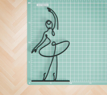 Anatolian Gift BoxBallerina 03 - Line Art Figure