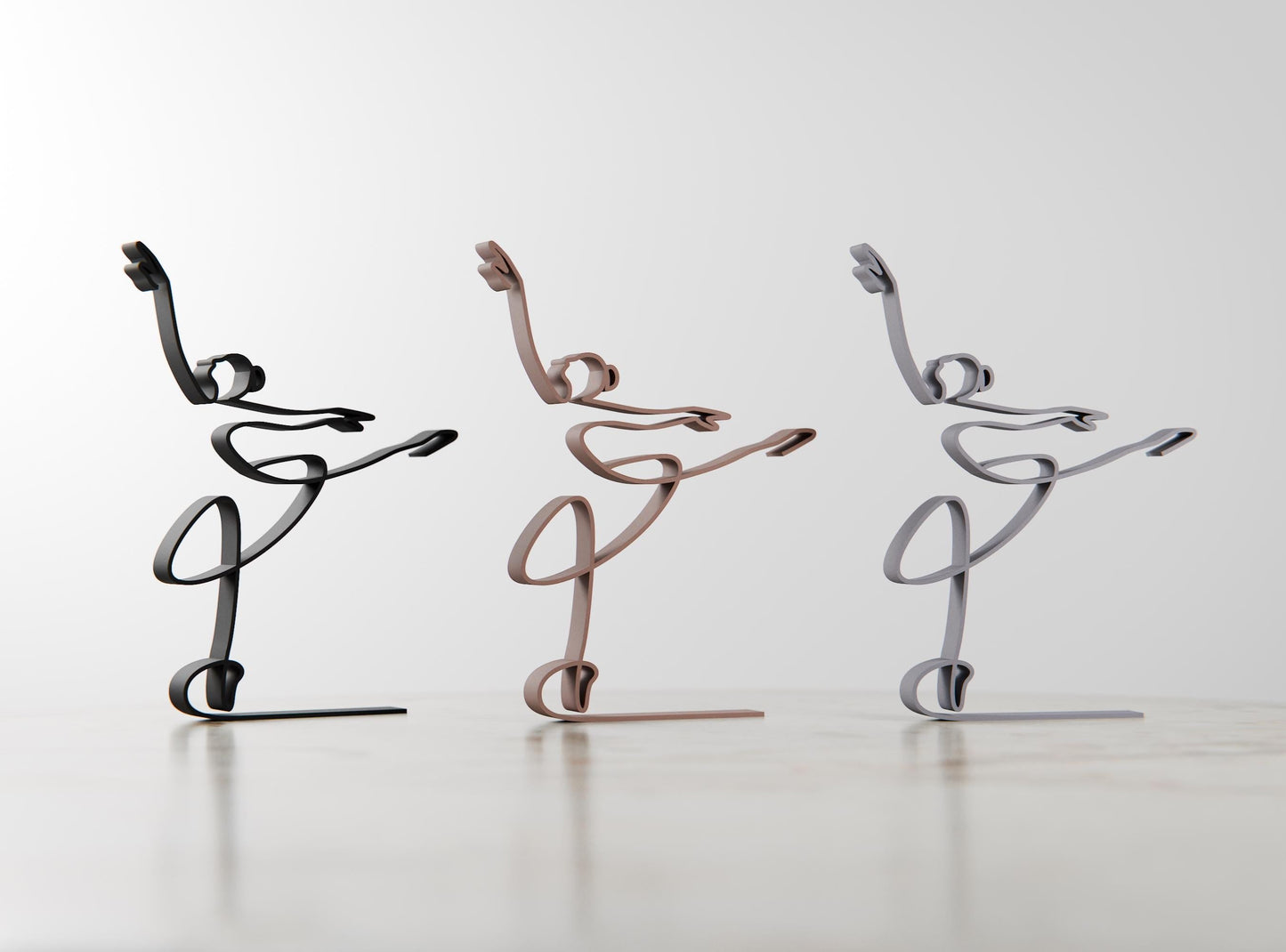 Anatolian Gift BoxBallerina - Line Art Figure