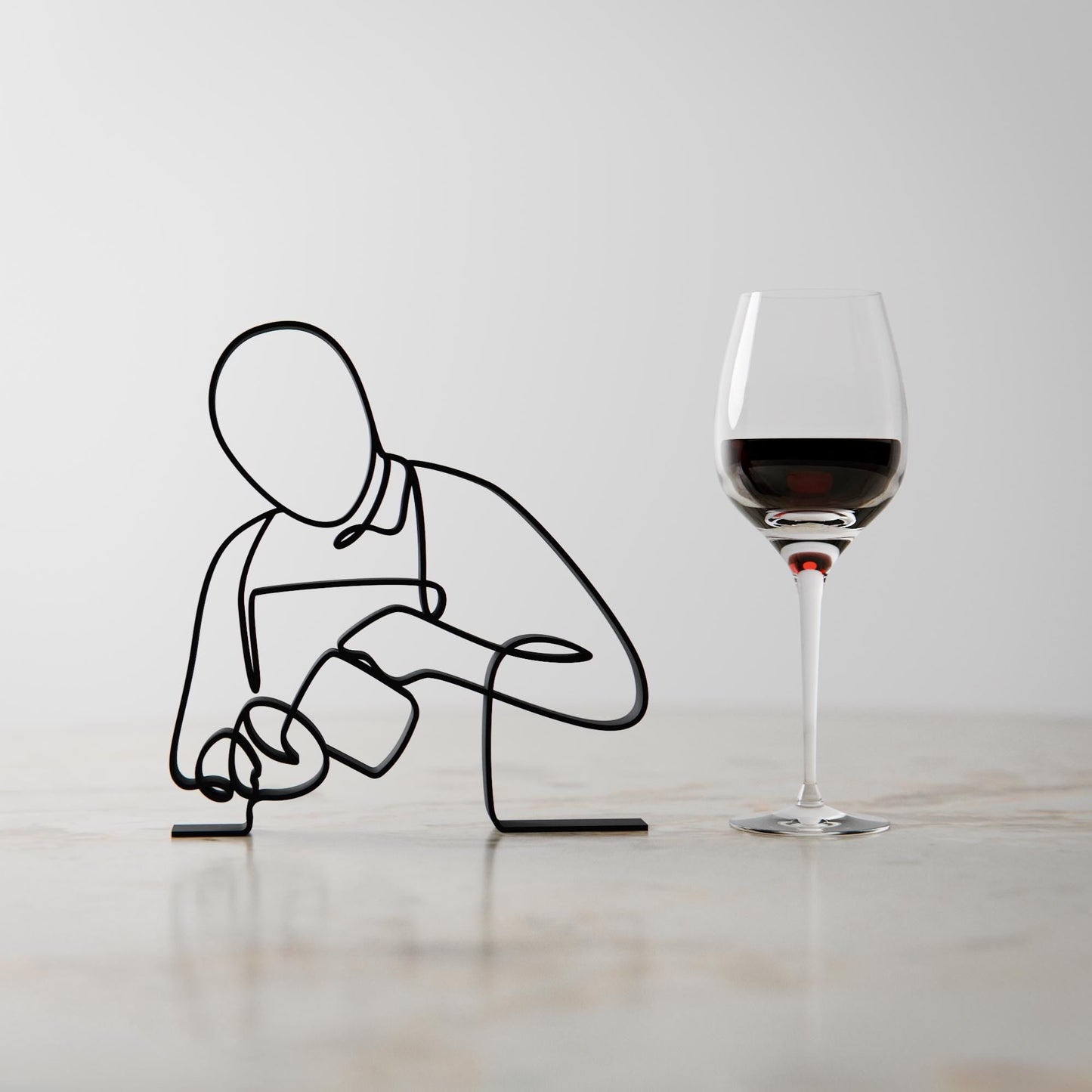 Anatolian Gift BoxBarista - Customized Line Art Figure