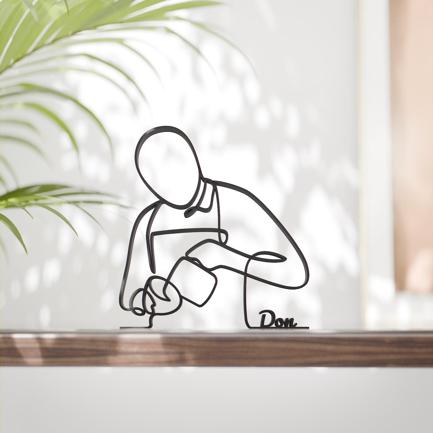 Anatolian Gift BoxBarista - Customized Line Art Figure