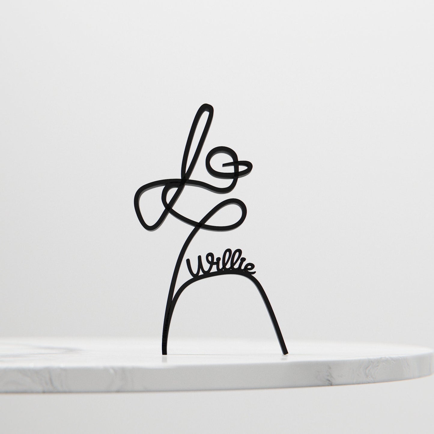 Anatolian Gift BoxBaseball Player - Customized Line Art Figure