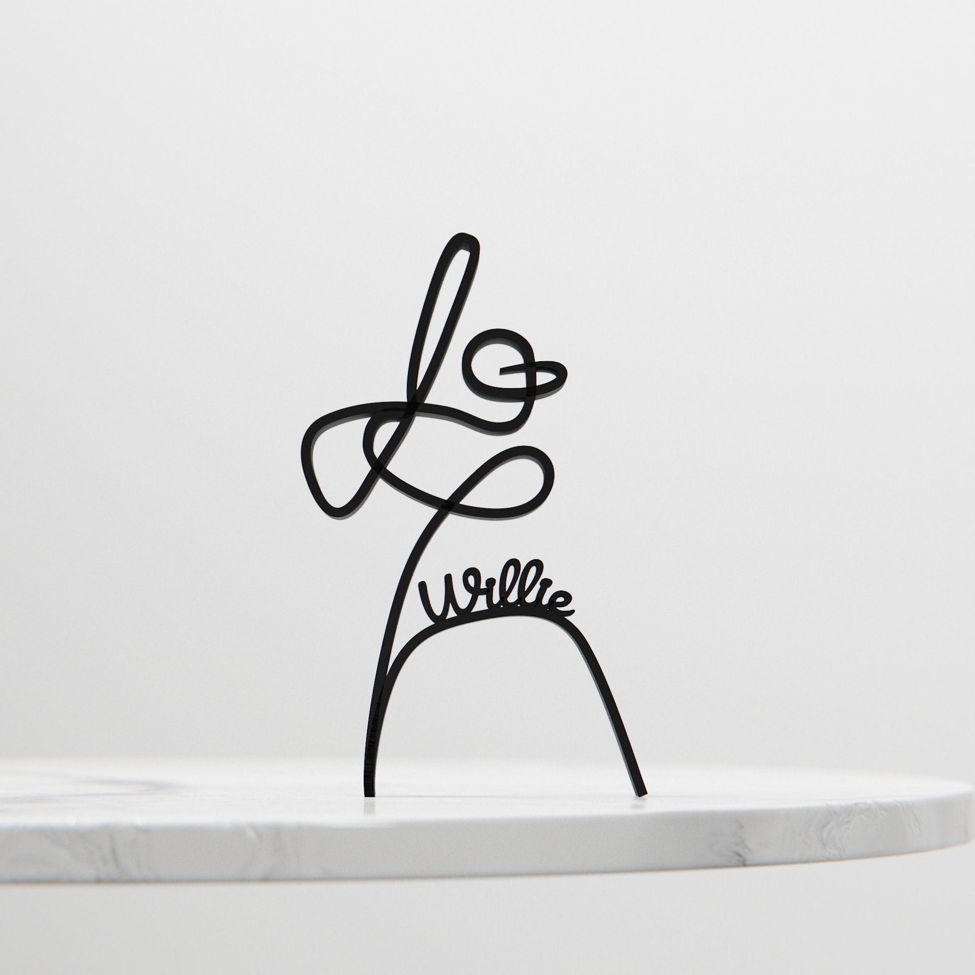 Anatolian Gift BoxBaseball Player - Customized Line Art Figure