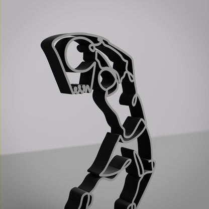 Anatolian Gift BoxBasketball Player - Customized Line Art Figure