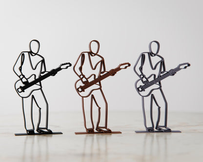 Anatolian Gift BoxBass Guitarist - Customized Line Art Figure