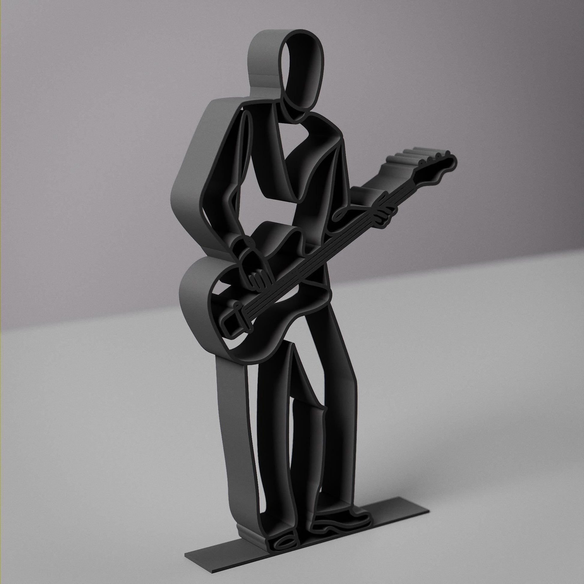 Anatolian Gift BoxBass Guitarist - Customized Line Art Figure