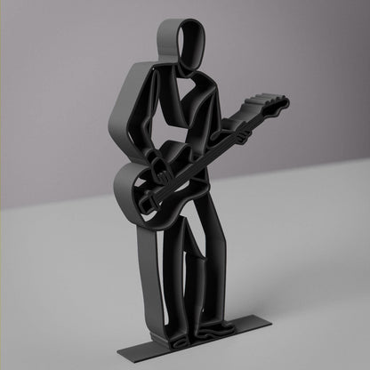 Anatolian Gift BoxBass Guitarist - Customized Line Art Figure