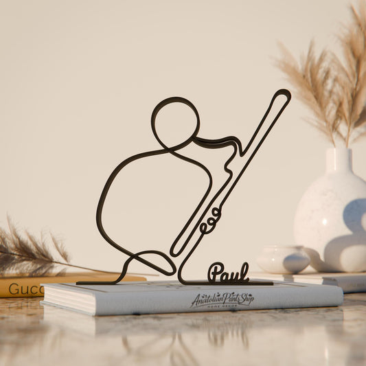 Anatolian Gift BoxBassoon Player - Customized Line Art Figure