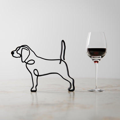 Anatolian Gift BoxBeagle Dog 81 - Line Art Figure
