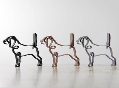 Anatolian Gift BoxBeagle Dog 81 - Line Art Figure