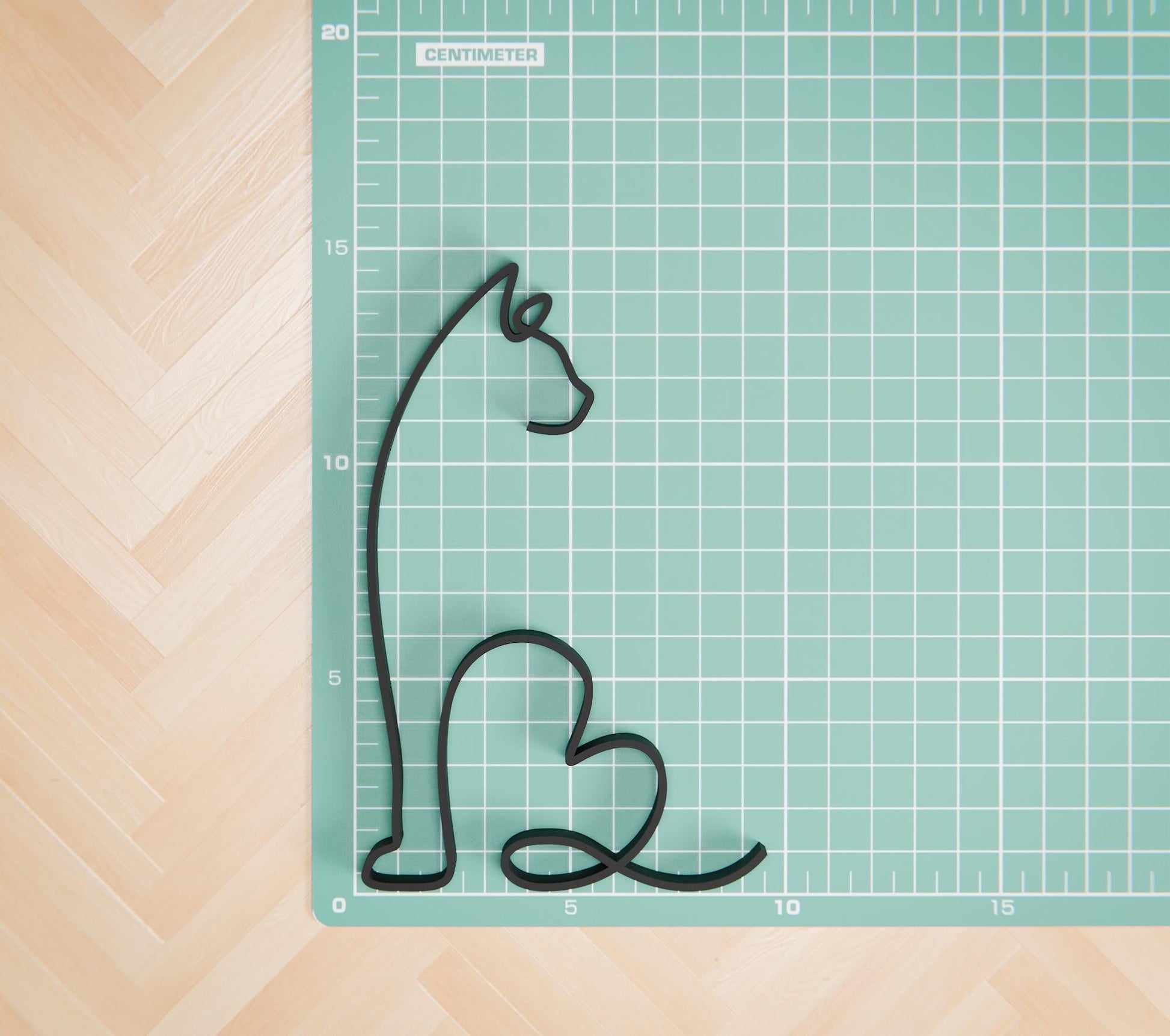 Anatolian Gift BoxBengal Cat 10 - Line Art Figure