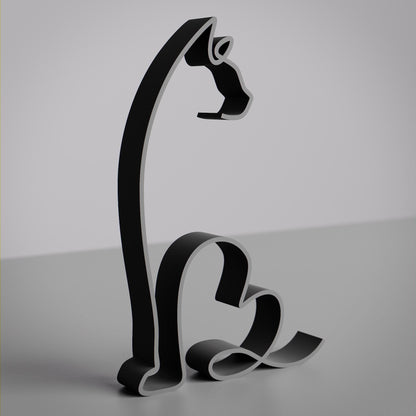 Anatolian Gift BoxBengal Cat 10 - Line Art Figure