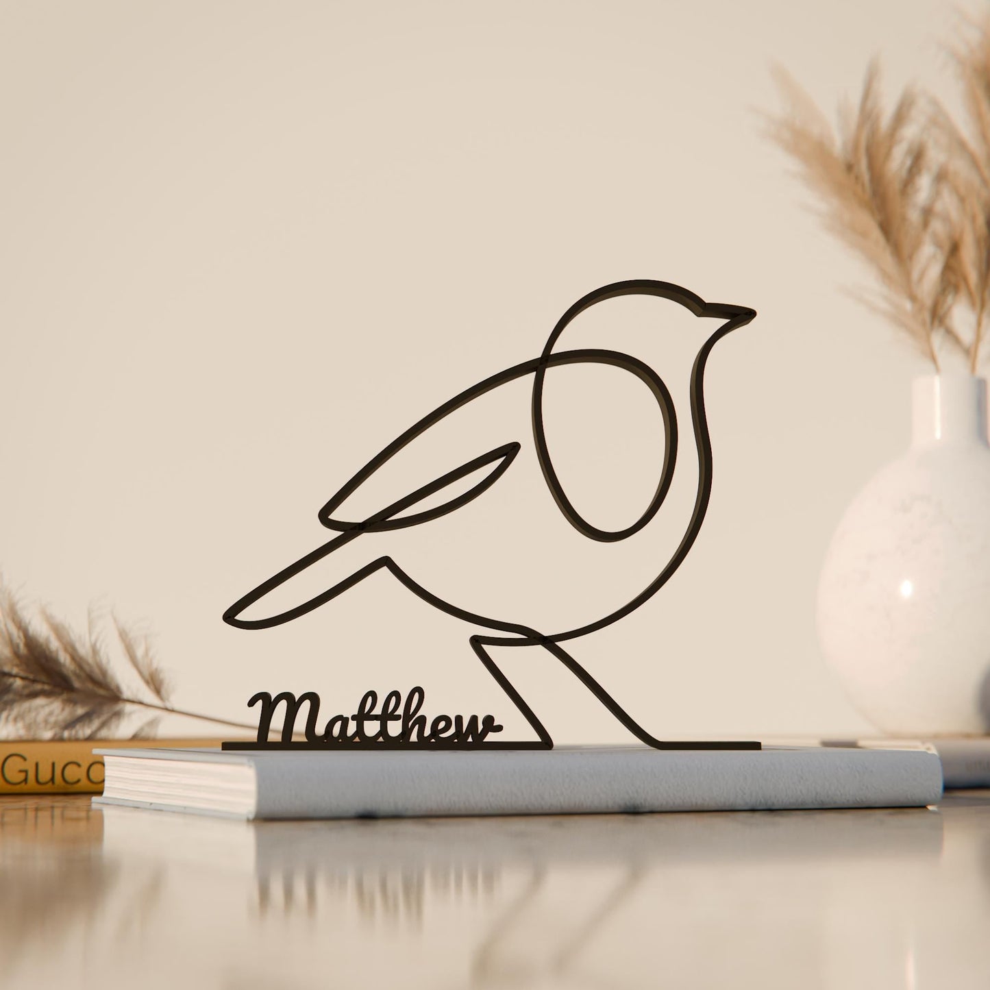 Anatolian Gift BoxBird Figure - Customized Line Art Figure